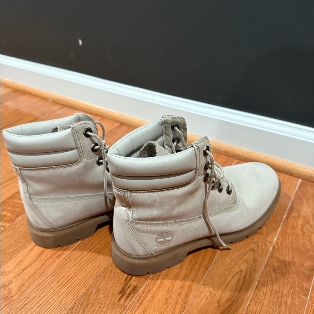 Timberland Gray Leather Ankle Boots